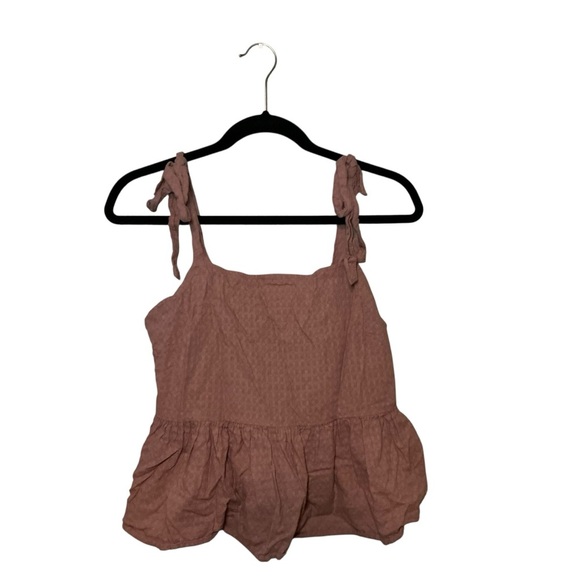 Madewell Pink Textured Top - Picture 1 of 5